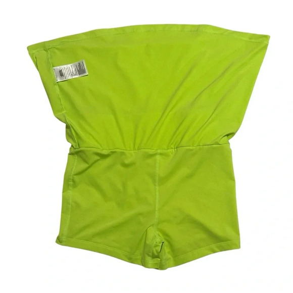 Prince Mini Skort High Waisted Exercise Skirt in Neon Yellow-Green Women’s XS - Picture 3 of 5